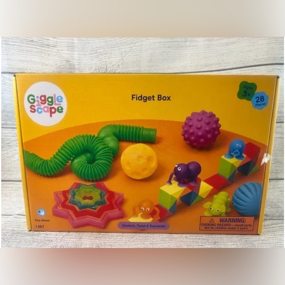 Fidget Box Gigglescape Multicolored Fidget Spinners